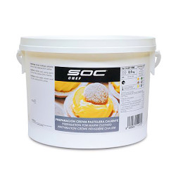 PREP. CREMA PASTELERA CALIENTE CUBO 2500gr